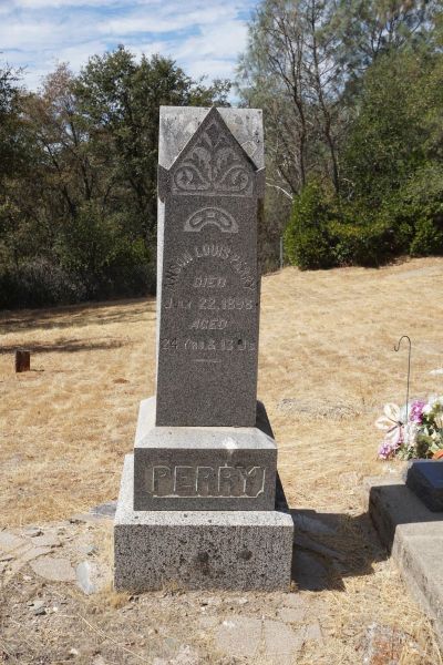 [Picture of Anson Perry grave]